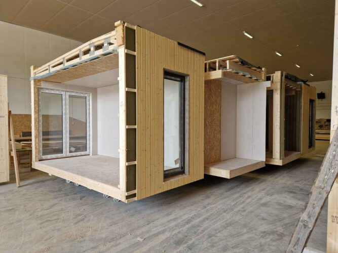 NorgesHus Modular Houses - Production Factory Assembly