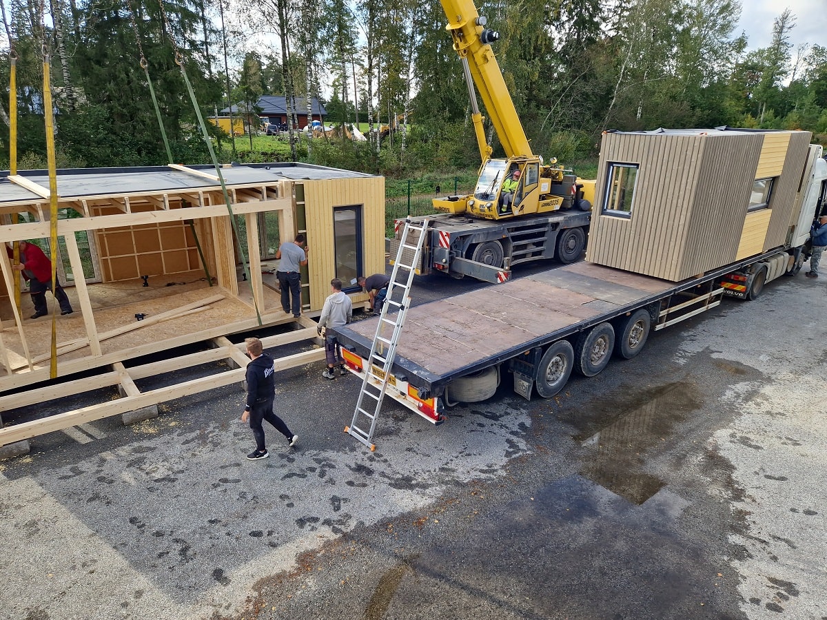 Modular houses Assembly NorgesHus